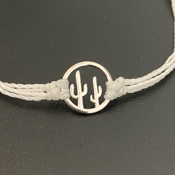 PURA VIDA CACTUS BRACELET, SILVER - Picture 2 of 4